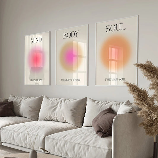 Mind Body Soul Posters